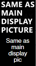Same as main display picSame as main display pic