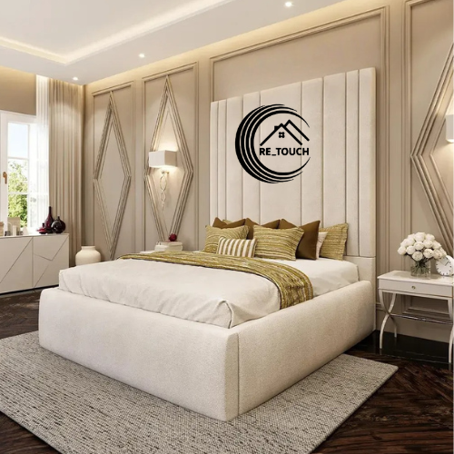 Tall Headboard Bed Frame – Elegant Height, Timeless Style